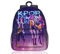 NTGFU Demon K Pop Singer Backpacks Kindergarten School Bag Boys for Aged 3-14 Years, 40cm x 30cm x 11cm Toddler Backpack School Rucksack, Children's Schoolbag Waterproof for Kids
