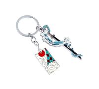 NTGFU Demon Slayer Keychain, Sword Key Ring for Demon Slayer Fans, Demon Slayer Merch Keyring, Anime Gifts Phone Charm, Anime Keychain for Bag Wallet & Car Key