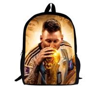 NTGFU Football Backpack Kids, Football Star School Bag, Boys School Bag 36 x 24 x 11 cm for Elementary and Middle School Students, Children Casual Travel Rucksack