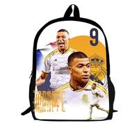 NTGFU Football Backpack Kids, Football Star School Bag, Boys School Bag 36 x 24 x 11 cm for Elementary and Middle School Students, Children Casual Travel Rucksack