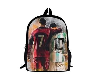 NTGFU Football Backpack Kids, Football Star School Bag, Boys School Bag 36 x 24 x 11 cm for Elementary and Middle School Students, Children Casual Travel Rucksack