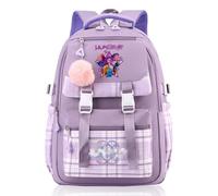 NTGFU LMT backpack2 Demon K Pop Singer Backpacks Kindergarten School Bag Boys for Aged 3-14 Years, 40cm x 30cm x 11cm Toddler Backpack School Rucksack, Children's Schoolbag Waterproof for Kids