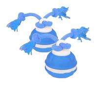 NTHFECG Interactive Dog toy, Dog Toy Ball With 2 Chew Ropes, Toy For Dogs To Combat Boredom, Electric USB Rechargeable Dog Ball, Ideal For Small Dogs And Puppies (Blue-2)