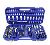 NTI 171 Pcs BlueSpot Metric Socket Set | 1/4" 4-14MM | 3/8" 10-19MM | 1/2" 10-32MM | Chrome Vanadium | DIY | HD | Garage | Mechanic | Engine Repair | Air & Hand Tools | DIY | Carry Case | UK Free P&P