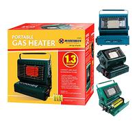 NTI 2 In 1 Marksman Portable Gas Heater Camping Outdoor Butane Gas Patio Garden Diy 1.3Kw Heavy Duty Durable Hiking Travel Caravan Uk Free P&P