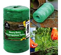 NTI 200M KINGFISHER Green Polypropylene Twine | HEAVY DUTY | Weatherproof | Garden | Strong | String | Support | DIY | Plant | Tie | Farming | Planting | Flowers | Fruits | UK FREE P&P (HDPT-KF)