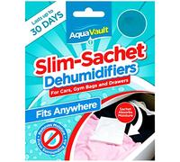 NTI 72 | 36 | 24 | 18 | 6 | 1 | x Dehumidifiers SLIM Sachet | Interior Mould Trap | Moisture Absorber | Wardrobe | Garage Damp | Basement (6 x SLIM Sachets)