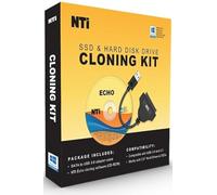 NTI Cloning Kit | NEW Version 7 of NTI Cloning Software | Best for SSD and HDD Upgrades | Software via Download | SATA-to-USB Adapter Included for 2.5" SSD and HDD