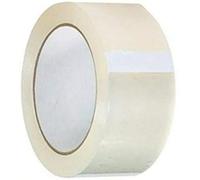 NTI MARKSMAN Parcel Packing Tape Extra STRONG Heavy Duty Premium Printed FRAGILE, BUFF BROWN, CLEAR, House Moving Cardboard Boxes Packaging (Clear TAPE (48MM x 132M), 1 X Roll)