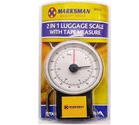 NTI MARKSMAN Portable 35KG / 75LB Travel Bags LUGGAGE Scale | 1 Meter Tape Measure | Suitcase | Holidays | Analogue | Traditional | Hook Weight | Home & Office | Parcel | Package | DIY | UK Free P&P