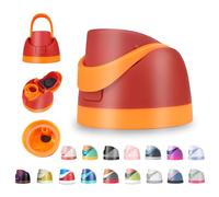 NTIERA Replacement Lid for Owala Freesip Water Bottle, Compatible with Owala Lid and Cap, Premium Accessories for 16oz 24oz 32oz 40oz Bottles,Leak-Proof,BPA-Free(Firetruck Red)