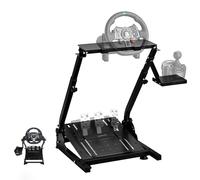 Ntiibcuy Steering Wheel Stand,Adjustable Racing Wheel Stand Fits for G25, G27, G29,G920,Thrustmaster T80 T150,PS,Xbox,PC(Wheel and Pedals Not Included)