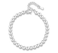 NTIYOU Bracelets Bracelet Bracelets Girls Gift Jewellery 5Mm Ball Bead For Women Adjustable Chain Bracelet Simple Jewelry Beaded
