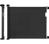 NTL GLOBAL Dual Lock Retractable Stair Gate for Babies and Pets 150cm x 86cm (59in x 34in) Stair Gates for Dogs with Drilling Options Stair Gates for Baby with Extra Wide for Doorways & Stairs - Black