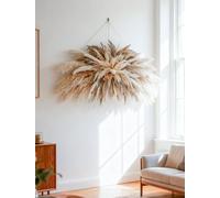 NTLPAMPA Large Boho Decor Pampas Grass Wall Decor (35~50inch) - Natural Dried Flower All-in-One Kit ,Easy Install, Perfect Decor for Living Room、Wedding Arch、Entryway、Party Decor