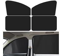 NTNEV Car Side Window Sun Shades, Shades with Magnets, Shade for Baby, Strong-Light Blocking & UV Protection Privacy Covers Auto Accessories (Double-sided Black)
