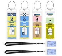 NTONPOWER Cruise Luggage Tags with Zip Seal and Steel Loops Premium Clear Thicken Luggage Tags Waterproof Fit for Royal Caribbean & Celebrity Cruise,Cruise Essentials in 2024-2025