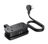 NTONPOWER UK to Japan Plug Adapter with 1.2M Extension Cable,Japan Travel Adapter 2 Way Travel Extension Lead with 3 USB(2 1C) Compact Travel Adapter for for Japan Travel (Type A)