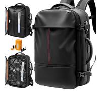 NTPHNB Vacuum Seal Backpack Travel, 80L Expandable Travel Backpack with Vacuum System w/TSA Lock