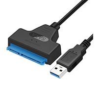 NTQinParts USB 3.0 to 2.5" SATA III Hard Drive Adapter Cable/UASP Converter for Samsung 870 EVO SATA III SSD 2.5” Internal Solid State Drive 250GB 500GB 1TB 2TB 4TB