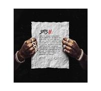 NTRECS Lil Durk Posters STTS 3 Album Cover Canvas Poster Bedroom Decor Sports Landscape Office Room Decor Gift Unframe-style 12x12inch(30x30cm)