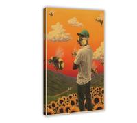 NTRECS Tyler The Creator Flower Boy Vintage Poster 4 Canvas Poster Bedroom Decor Sports Landscape Office Room Decor Gift Frame-style 12x18inch(30x45cm)