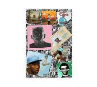 NTRECS Tyler The Creator Poster Classic Rapper Music Album Cover Posters Canvas Poster Bedroom Decor Sports Landscape Office Room Decor Gift Unframe-style 16x24inch(40x60cm)