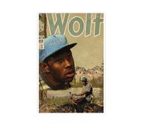NTRECS Tyler The Creator Poster Music Wolf Album Cover Poster Canvas Poster Bedroom Decor Sports Landscape Office Room Decor Gift Unframe-style 12x18inch(30x45cm)