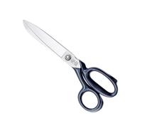 NTS Dressmaking Scissors for Left-Handed Users, Fabric Scissors, Textile Scissors, Blue Pleated, Left-Handed Scissors, 8.0 Inches (21 cm), Made of Forged Carbon Steel C60