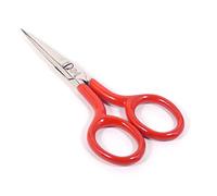 NTS-Solingen Embroidery Scissors - Industrial Sewing Scissors - Red Handles - Carbon Steel - Size 3.5 Inches