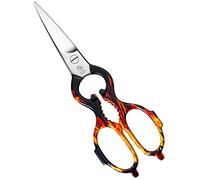NTS Solingen Forged Kitchen Scissors Made of Stainless Steel, BBQ Edition, Made in Germany, High-Quality Household Scissors Suitable for Right and Left-Handed Users, Sharp Scissors for the Kitchen