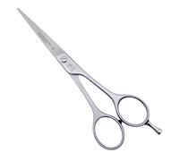 NTS-Solingen Silver Star Line 250 Hairdressing Scissors, Satin Finish, Professional Hair Cutting Scissors, 16.5 cm = 6.5 Inches