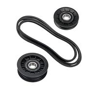 NTSUMI Replace GX20006 GX20286 GX20287 Idler Pulley and Drive Belt Kit Fit for John Deere GX20006 GX20286 GX20287 GX20286-A GX20287-A L100 L110 L120 L130 L107