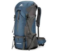 NTUOCAW 70L Hiking Backpack with Rain Cover Large Trekking Backpack for Men Women Waterproof Camping Rucksack Lightweight Backpacking for Outdoor Sports Travel Hiking Cycling Climbing Mountaineering