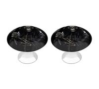 NTVOWPZO 2 Pack Round Grim-Reaper Cabinet Knobs Pulls Decorative Farmhouse Kitchen Cabinet Door Knob, 2.8cm/1.1" Knob Pull Handles with Screws, Metal Dresser Knobs for Cupboard, Closet, Bifold Door