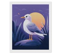 NTVOWPZO 5D Diamond Art Kits for Adults Beginners DIY Coastal Painter Full Drill Diamond Painting Gem Art Kits Round Diamond Dots Kit Paint by Numbers for Crafts Gift and Home Wall Decor 16"x20"