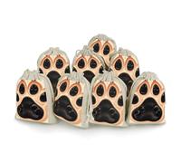 NTVOWPZO 8PCS Animal Paw Cotton Drawstring Bag 5x7 Inch Small Cloth Gift Bags with Drawstring, Reusable Muslin Bags Pouches, Empty Candy Bag for Wedding Party Birthday Favors