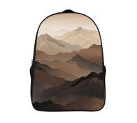 NTVOWPZO All-Weather Smoky Mountains Laptop Backpack for Men Women Water Resistant Travel Carry on Backpack Work Business Commuter Daypack for Hiking Camping Cycling Climbing