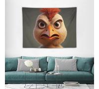 NTVOWPZO Angry Cartoon Chicken Wall Tapestry with Hanging Kits Decorative Tapestry Aesthetic Large Wall Tapestries for Living Room Bedroom Apartment Dorm Backdrop Decor 30"x40"