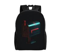 NTVOWPZO Backpack for Women Men's Casual Daypack Mailbox Illustration Hiking Rucksack Outdoor Travel Bag, Mailbox Illustration, One Size
