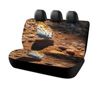 NTVOWPZO Butterfly on The Road Car Seat Cover Back Universal Auto Bench Rear Seat Protector Covers Non-Slip Automotive Interior Covers Fit Most Cars, SUV, Vans, Trucks Seats Cover for Car Accessories
