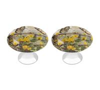 NTVOWPZO Cabinet Handles Round Drawer Pulls Butterfly on The Wall Dresser Knobs for Cabinets and Drawers Handle for Bathroom Cupboard Drawers Cabinet Pulls for Kitchen Door