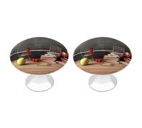 NTVOWPZO Cabinet Handles Round Drawer Pulls Teacher Classroom Chalkboard Dresser Knobs for Cabinets and Drawers Handle for Bathroom Cupboard Drawers Cabinet Pulls for Kitchen Door