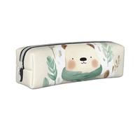 NTVOWPZO Capacity Pencil Case Large Pencil Pouch The Bear Is Waving Pencil Bag for Office Small Zipper Pouch for Pencils