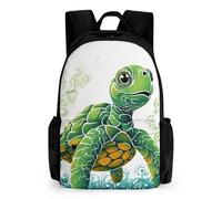 NTVOWPZO Cartoon Turtle Pattern Travel Backpack for Women Men Carry On Backpack Luggage Daypack 15.6 Inch Laptop Backpack