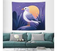 NTVOWPZO Coastal Painter Wall Tapestry with Hanging Kits Decorative Tapestry Aesthetic Large Wall Tapestries for Living Room Bedroom Apartment Dorm Backdrop Decor 50"x60"