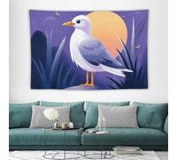 NTVOWPZO Coastal Painter Wall Tapestry with Hanging Kits Decorative Tapestry Aesthetic Large Wall Tapestries for Living Room Bedroom Apartment Dorm Backdrop Decor 60"x90"