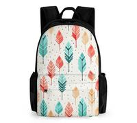 NTVOWPZO Coral And Teal Arrows Travel Backpack for Women Men Carry On Backpack Luggage Daypack 15.6 Inch Laptop Backpack