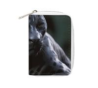 NTVOWPZO Credit Card Holder Wallet for Man Soft Business Card Holder Black Panther Card Case with Zipper, style, 16x11.5cm, Style, 16x11.5cm