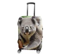 NTVOWPZO Cute Koala Travel Luggage Cover Spandex Suitcase Protector Washable Baggage Covers Elastic Scratch-Resistant Luggage Cover Protector Fits 18-32 Inch Luggage, Cute Koala, XL